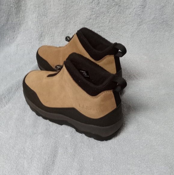LLBean zipup suede ankle boots rubberized sides tabbed back pulls Primal… - Picture 2 of 8